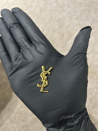 1x Y s l gold metal charm 