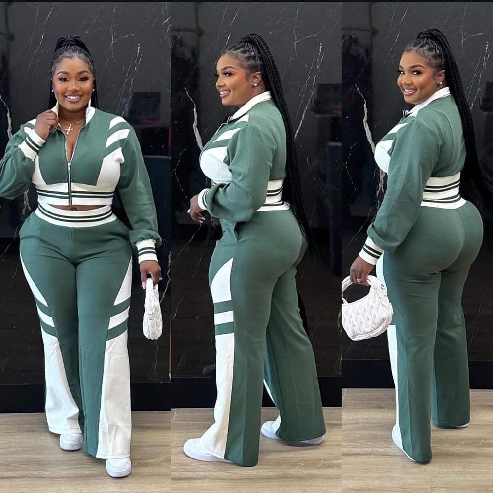 Image of TEYANA SET-green 