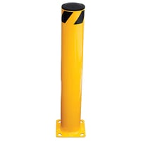Image 3 of Safety Bollard, Steel, 36" H x 5.5" W, Yellow Model: KA106
