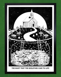 Image 2 of The Skeletons - A3 Print