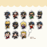 Image 1 of Tiny DC Acrylic Keychain