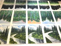 Image 2 of 5x7 - Original Watercolour Mountain Stream