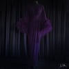 Deep Purple Sheer "Selene" Dressing Gown PRE-ORDER