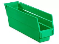 Image 3 of 30110 Red, 11-5/8" x 2-3/4" x 4" Shelf Bin $2.60 EA  (24 Per Carton)