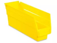 Image 4 of 30110 Red, 11-5/8" x 2-3/4" x 4" Shelf Bin $2.60 EA  (24 Per Carton)