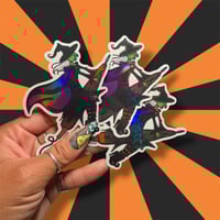 Image 2 of *NEW* Witch Holographic Sticker