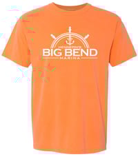 Comfort Colors Unisex Garment-Dyed T-Shirt in Melon White Logo