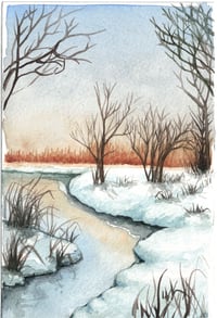 Image 1 of Tiny Winter Watercolours 5