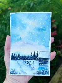 Image 2 of Tiny Winter Watercolours 7