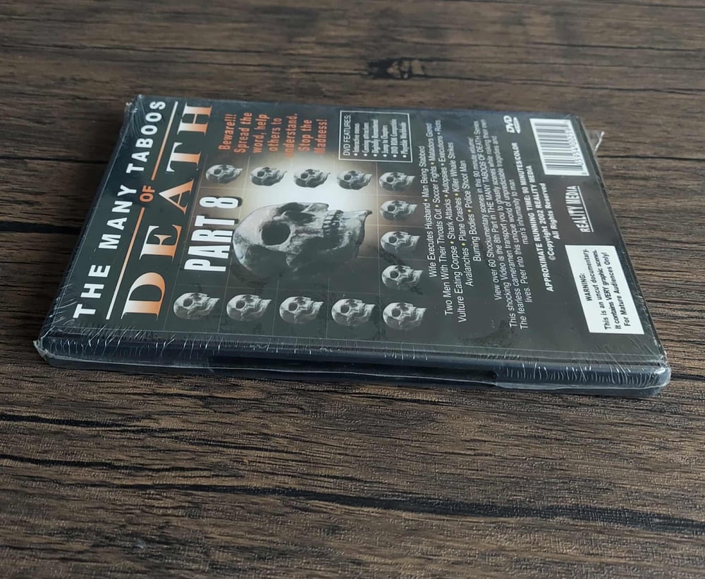 The Many Taboos of Death DVDs - NEW/SEALED