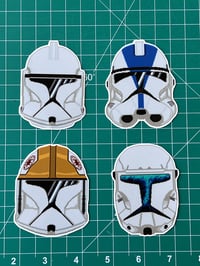 Image 1 of Bundle Deal - Pixel Art Helmet Stickers