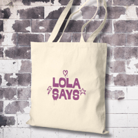 Image 4 of Relax It's Chaos Cotton Canvas Tote Bag