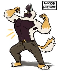 Image 2 of Fit Archie Medium Print 8x10