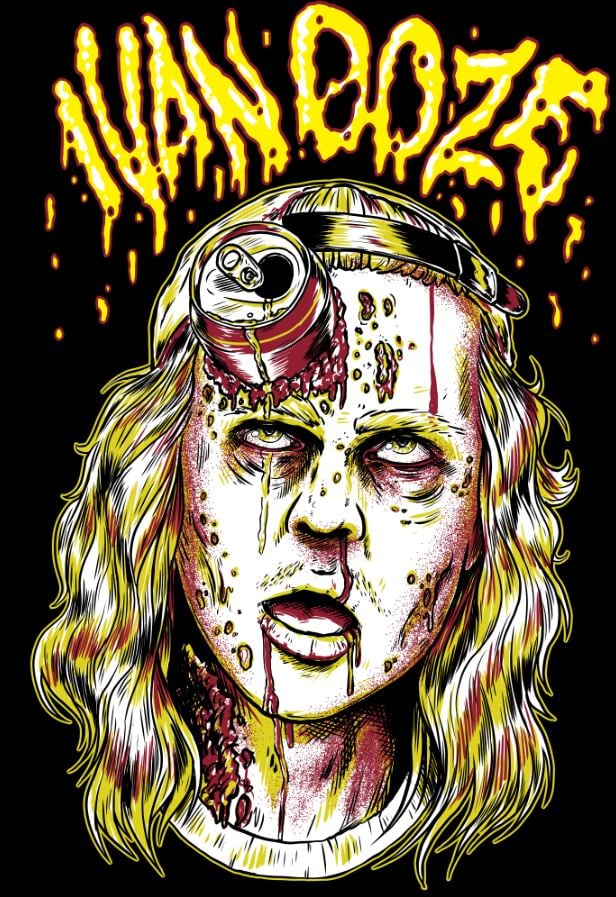 Image of Yellow Ivan Ooze 'ZOMBIE!' T-Shirt