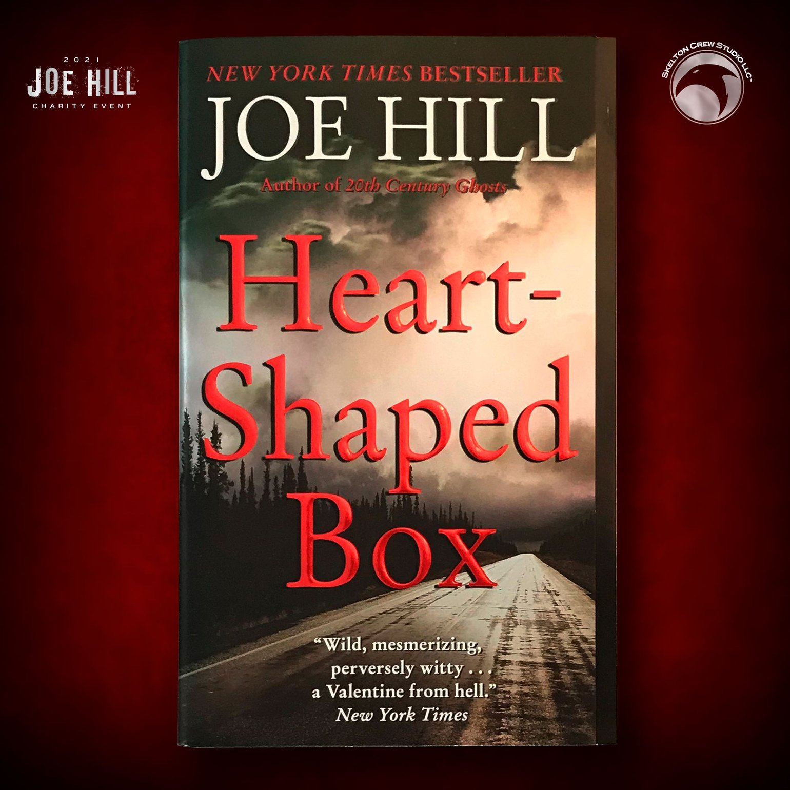 Image of JOE HILL 2025 CHARITY EVENT 12: SIGNED/DOODLED/FIRST EDITION Heart-Shaped Box MMP!