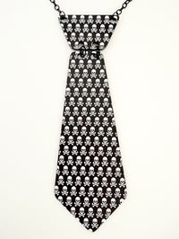 Image 1 of SKULLY TIE NECKLACE