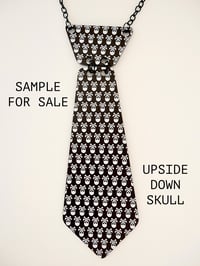 Image 7 of SKULLY TIE NECKLACE