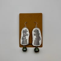 Chess Lions Vignette Earrings (#1136)