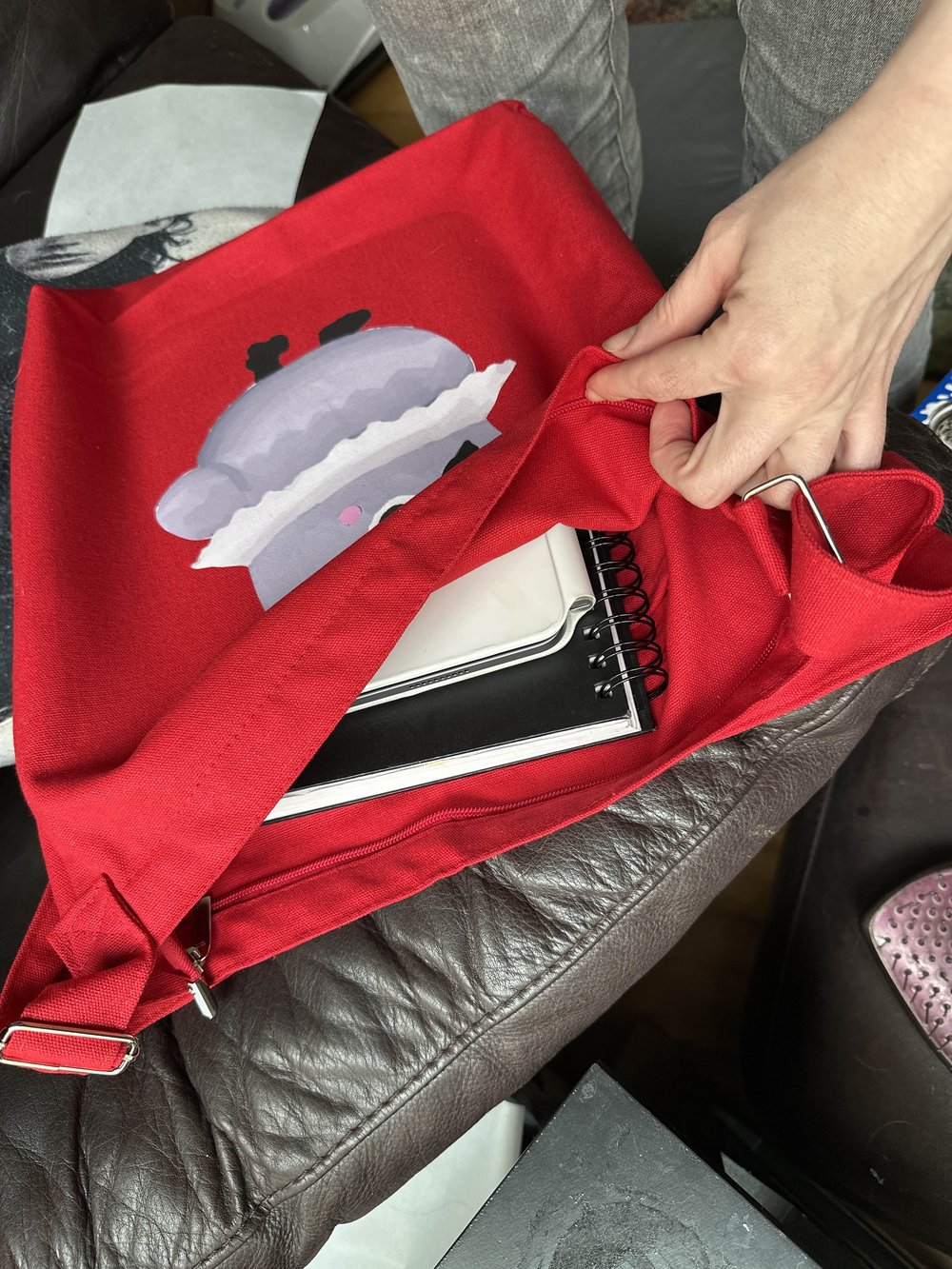 Image of Zippered tote bags (Made-to-order)