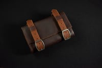 Image 1 of Tool Roll - Dark Tobacco /Dark Brown/Tan/Polished 
