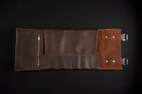 Image 3 of Tool Roll - Dark Tobacco /Brown/Tan/Polished 