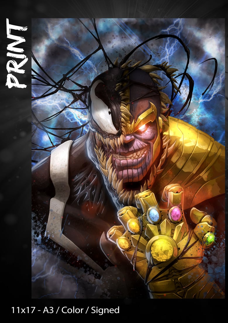 Image of Print venom tanos