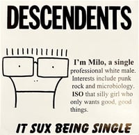 DESCENDENTS - "It Sux Being Single" 7" EP