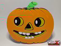 PUMPKIN VINTAGE HALLOWEEN BEISTLE 3D Printed Wall Art