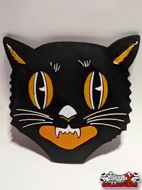 BIG CAT VINTAGE HALLOWEEN BEISTLE 3D Printed Wall Art