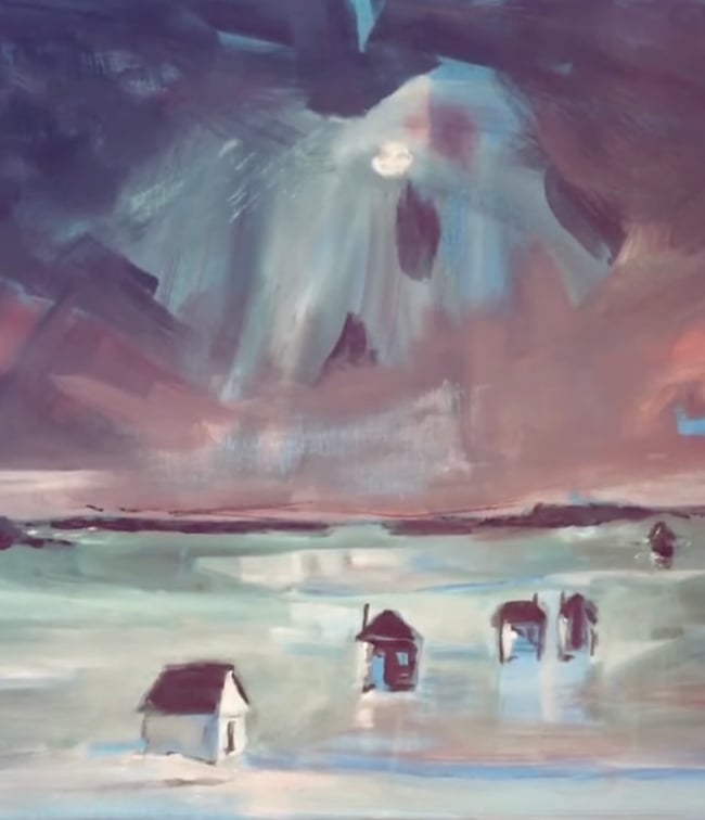 “ Here in the Midnight Mystic Dance “from the Ice Hut Collection 