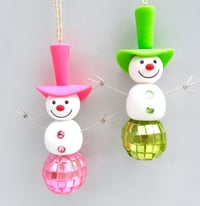 🌟🪩New 2025 Mirror Ball Snowmen🪩🌟