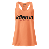 Image 5 of Women’s fitted Idlerun Katakana racerback tank top