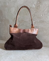 Image 4 of ITALIAN SUEDE LEAF BAG