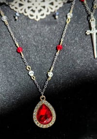 Image 4 of Red Queen Series - Necklace & Earrings Set (Cruel Crown)