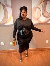 Image 1 of Wild Obsession Dress (Black)