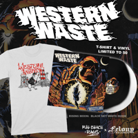 Image 1 of WESTERN WASTE Vinyl/Shirt Bundle PRE-ORDER