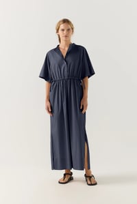 Image 2 of foemina eliza dress navy poplin