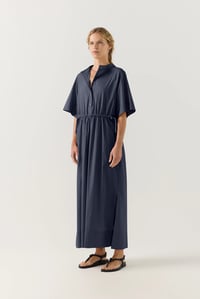 Image 3 of foemina eliza dress navy poplin
