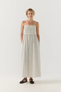 Image 2 of foemina sloane dress olive stripe