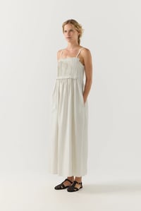 Image 4 of foemina sloane dress olive stripe