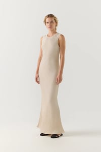 Image 1 of foemina thea dress natural / black