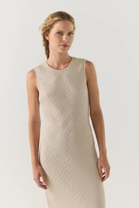 Image 3 of foemina thea dress natural / black