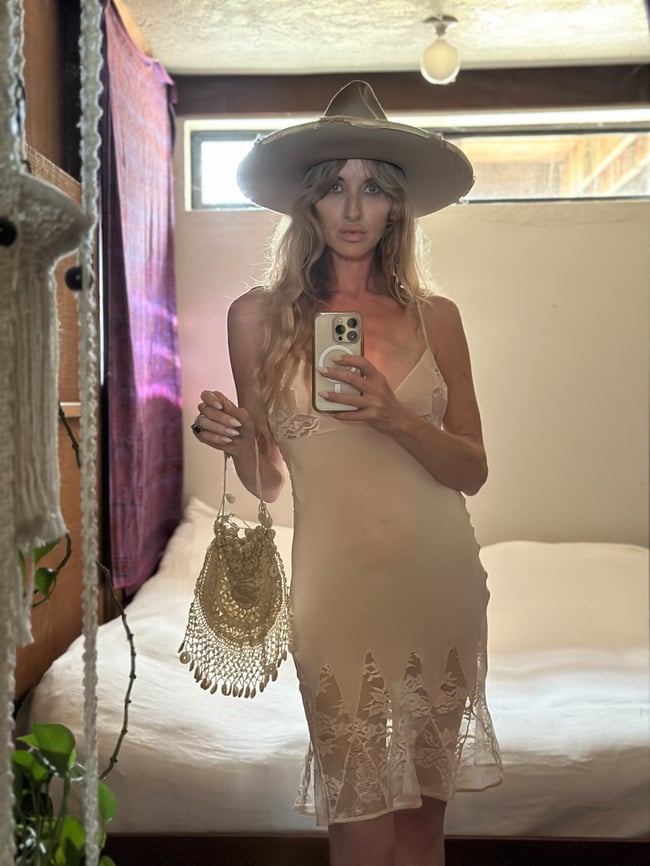  victorian crochet pouch evening bag