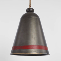 Image 2 of Red Stripe Iron Bell