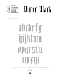 Image 5 of Durer Black (1 style) - Custom Font