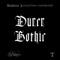 Image 1 of Durer Gothic (1 style) - Custom Font