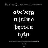 Image 2 of Fraktur Fat (1 style) - Custom Font