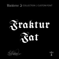 Image 1 of Fraktur Fat (1 style) - Custom Font