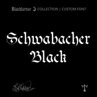 Image 1 of Schwabacher Black (1 style) - Custom Font