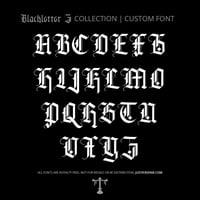 Image 3 of Textura Black (1 style) - Custom Font